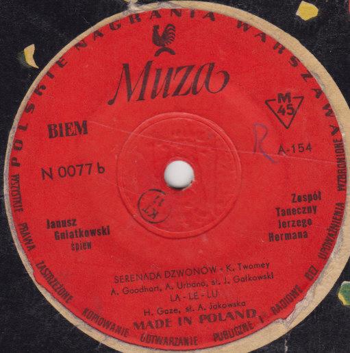 Janusz Gniatkowski  Zespół Taneczny Jerzego Hermana* -We Mgle Porannej