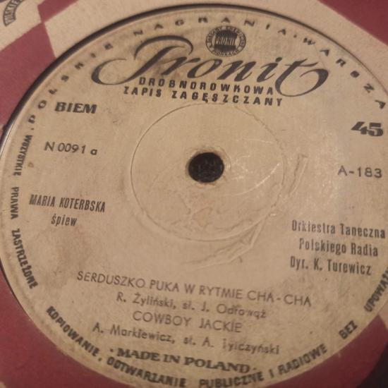 Maria Koterbska    Orkiestra Taneczna Polskiego Radia* - Serduszko Puka W Rytmie Cha