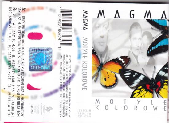 Magma-Motyle Kolorowe