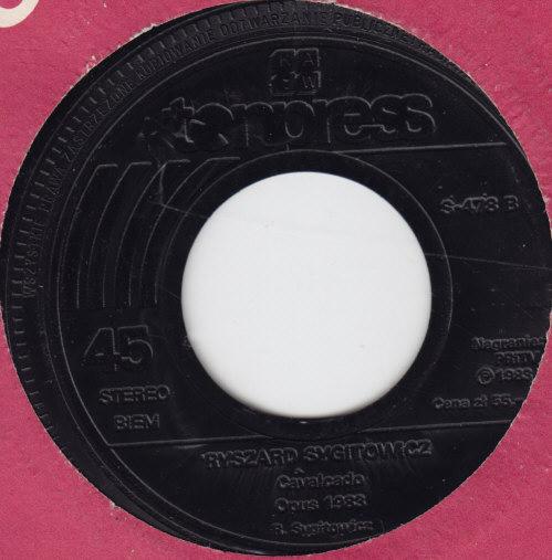 Ryszard Sygitowicz -Odrzucony Narzeczony / Cavalcado / Opus 1983