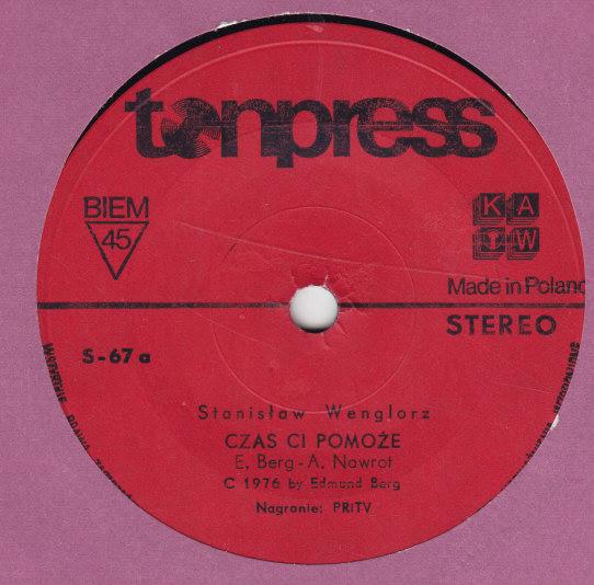 Stanisław Wenglorz- Czas Ci Pomoże / Odpocząć