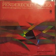 Krzysztof Penderecki  Konstanty Andrzej Kulka - Koncert Skrzypcowy • Violin Concerto