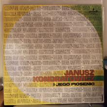 Various -Janusz Kondratowicz I Jego Piosenki